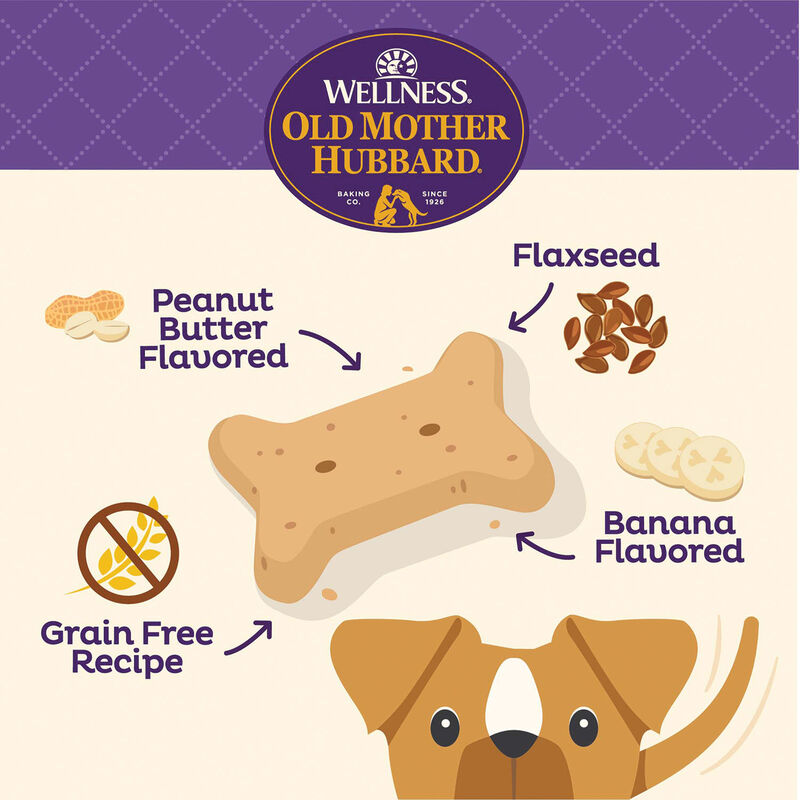 Old Mother Hubbard, Grain Free - P'Nuttier 'N Nanners - Mini - 454 g image number null