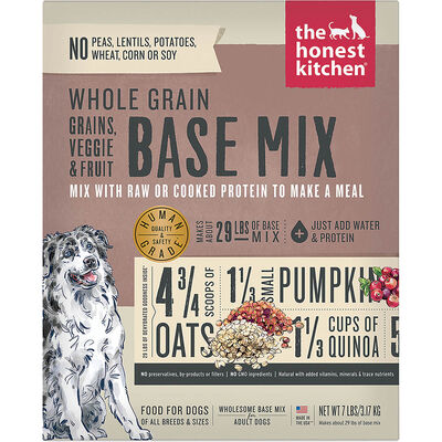 The Honest Kitchen, Whole Grain Veggie & Fruit  Base Mix - Freeze Dried Dog Food