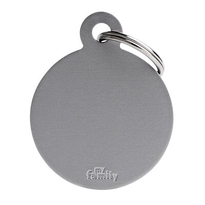 Aluminum Round - Grey - Big