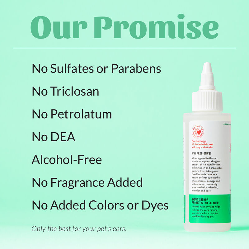 Skouts Honor, Probiotic Ear Cleaner - Fragrance Free - 4 oz image number null