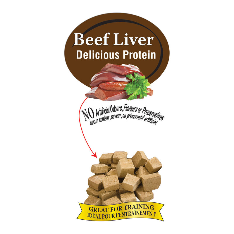 Benny Bully's, Mini Bits&nbsp;- Beef Liver - 50 g - Dog Treat image number null