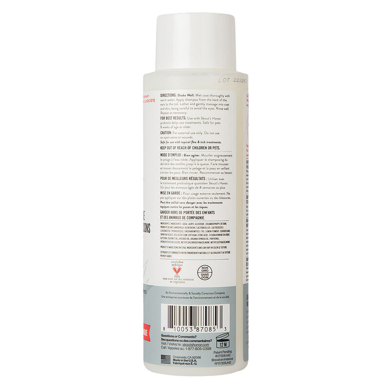 Skouts Honor, Probiotic Itch Relief Shampoo - 16oz image number null