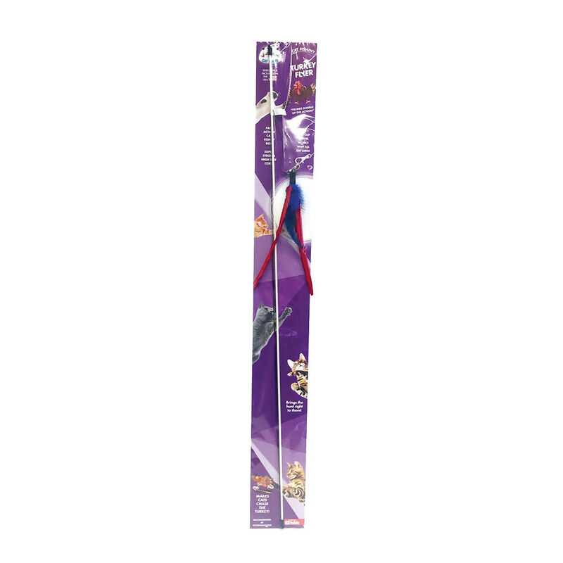 Cat Lures, Turkey Flyer Full Toy - Assorted Colours image number null