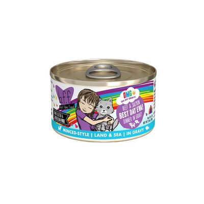 Weruva, Can, Feline Adult - Best Day Eva - Beef & Salmon - 156 g - Minced - Wet Cat Food