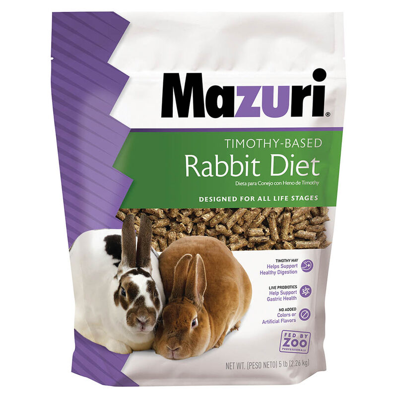 Mazuri, Rabbit Diet w/ Timothy Hay - 5 lb image number null