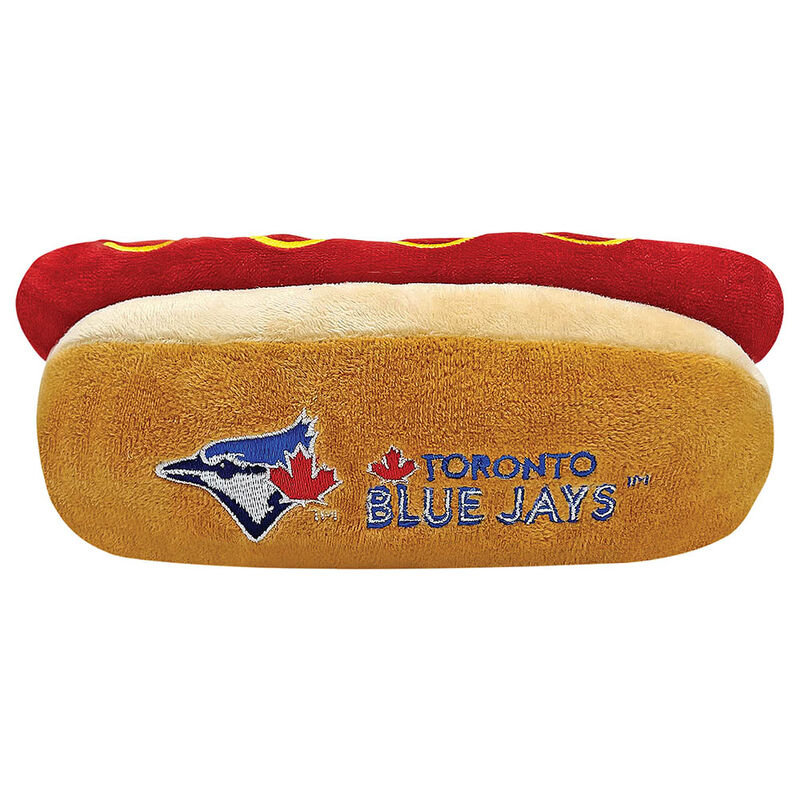 Pets First, Blue Jays Hot Dog Toy image number null