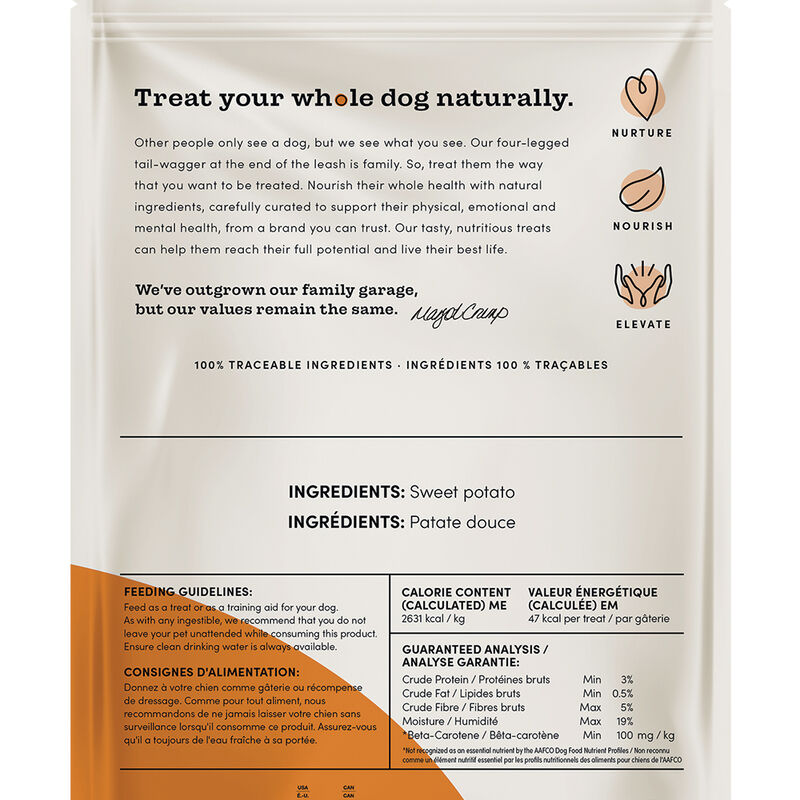 Crumps' Naturals, Sweet Potato Chews - 330 g - Dog Treat image number null