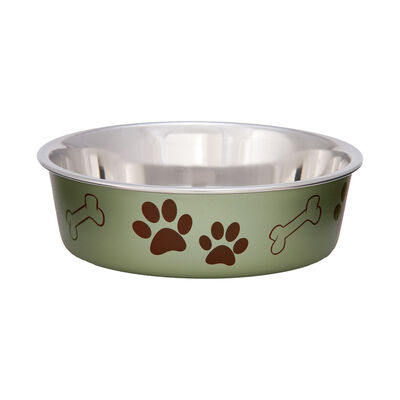 Bella Bowl, Metallic - Artichoke - Large