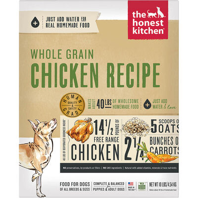 The Honest Kitchen,Whole Grain Chicken Recipe - Freeze Dried Dog Food