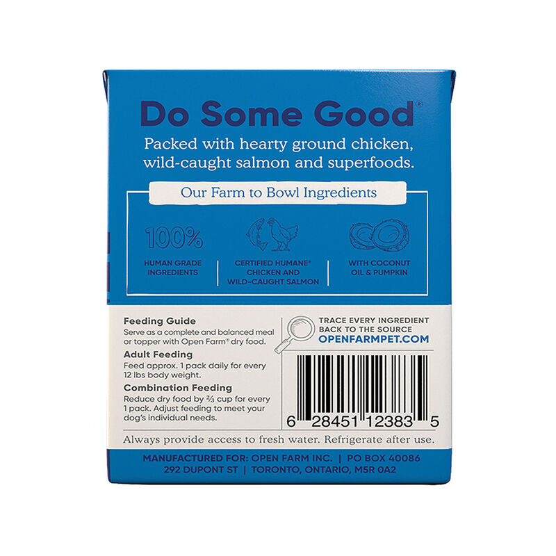 Open Farm, Chicken & Salmon Rustic Stew Dog Wet Food - 354 ml - Wet Dog Food image number null