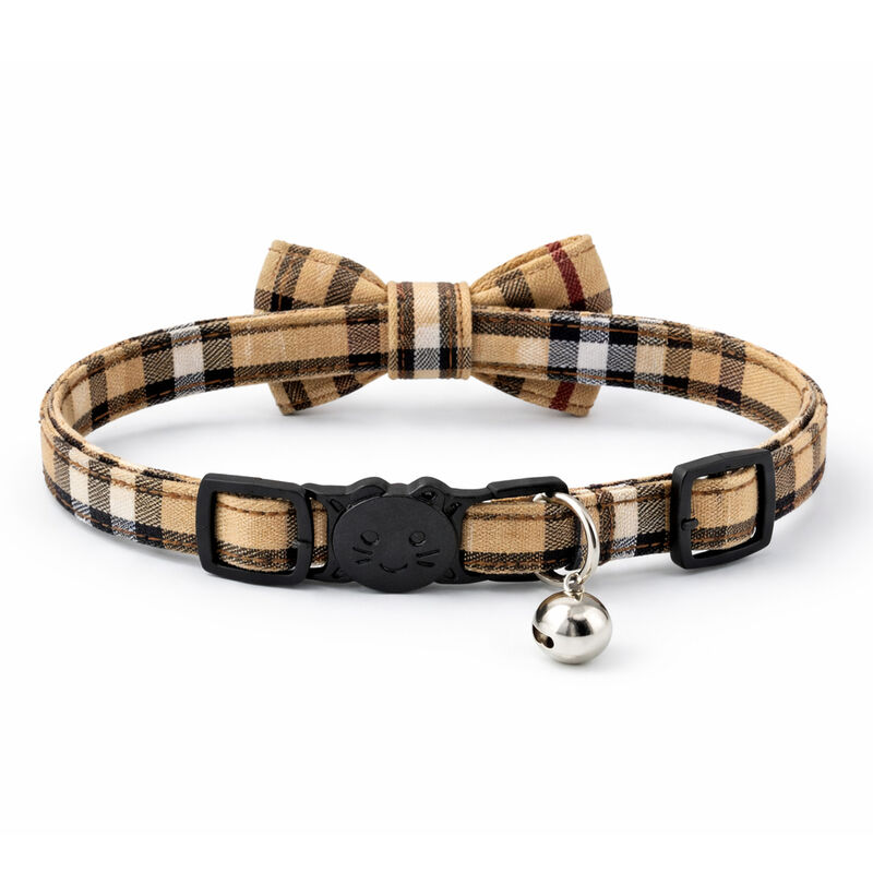 Meow & Woof, Cat Collar with Bow Tie image number null