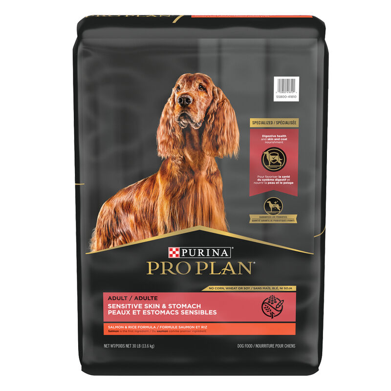 Purina Pro Plan Specialized Sensitive Skin & Stomach Adult, Salmon & Rice image number null