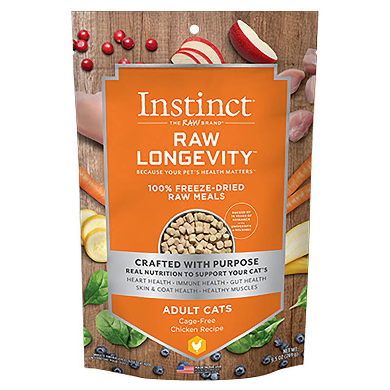 Instinct, Feline Adult, Longevity - FD Meal - Chicken - Freeze Dried Cat Food image number null