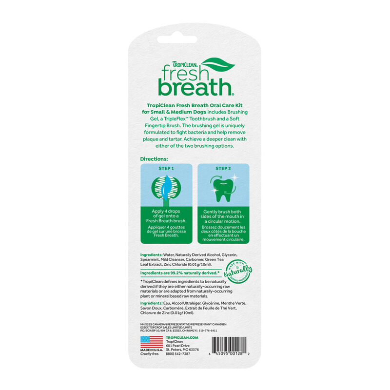 Tropiclean, Dental Oral Care Kit image number null