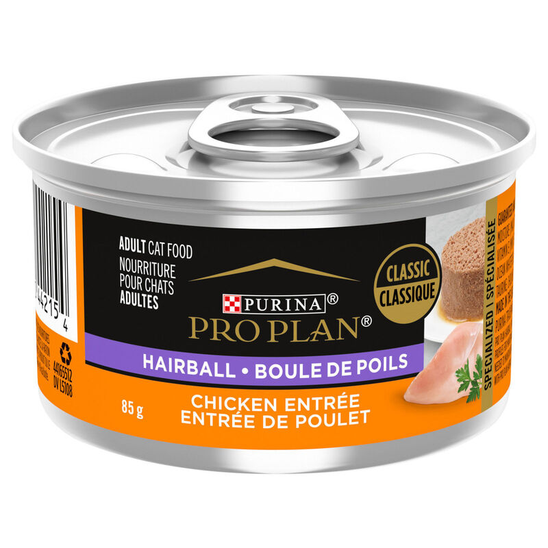 Pro Plan, Hairball Control - Chicken Entr&eacute;e - Wet Cat Food image number null