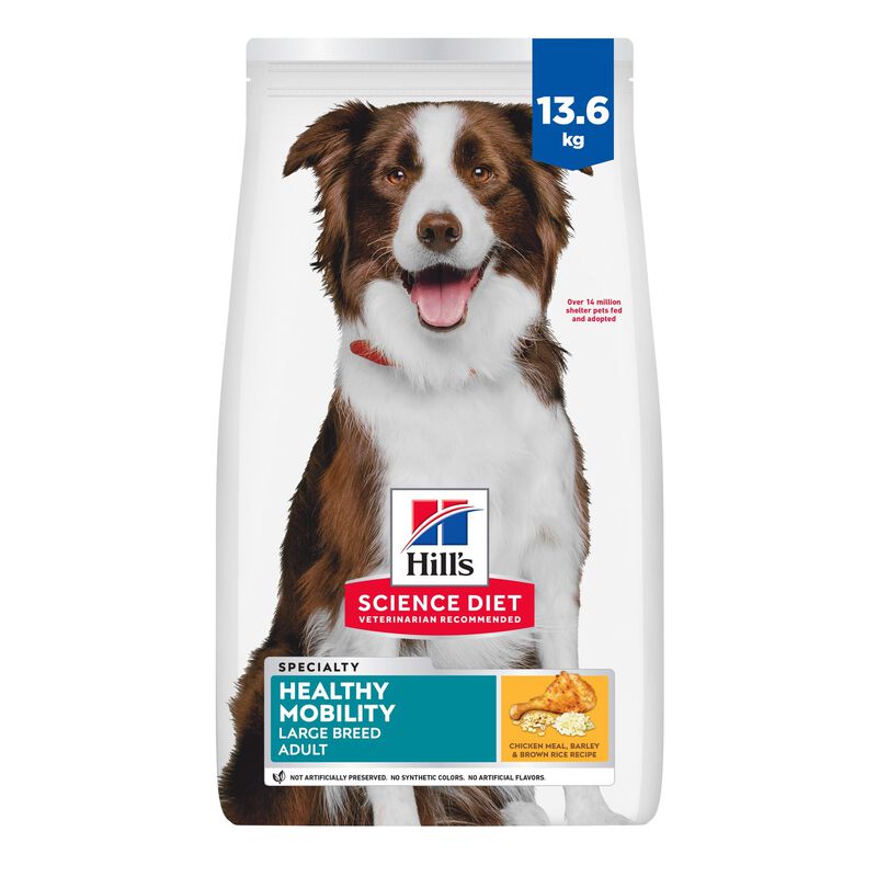Science Diet, Adult Healthy Mobility Large Breed - Chicken Meal, Rice & Barley Recipe - Dry Dog Food image number null