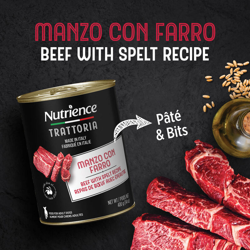 Nutrience, Trattoria - Beef with Spelt Recipe - Wet Dog Food image number null