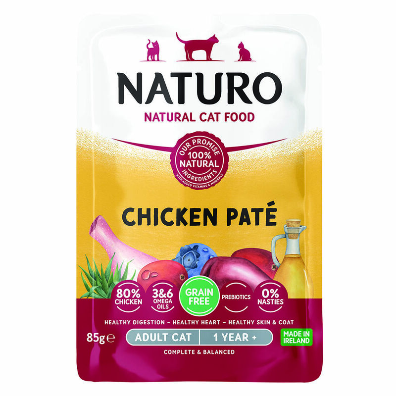 Feline Adult, Chicken Pat&eacute; - 85 g Pouch - Wet Cat Food image number null