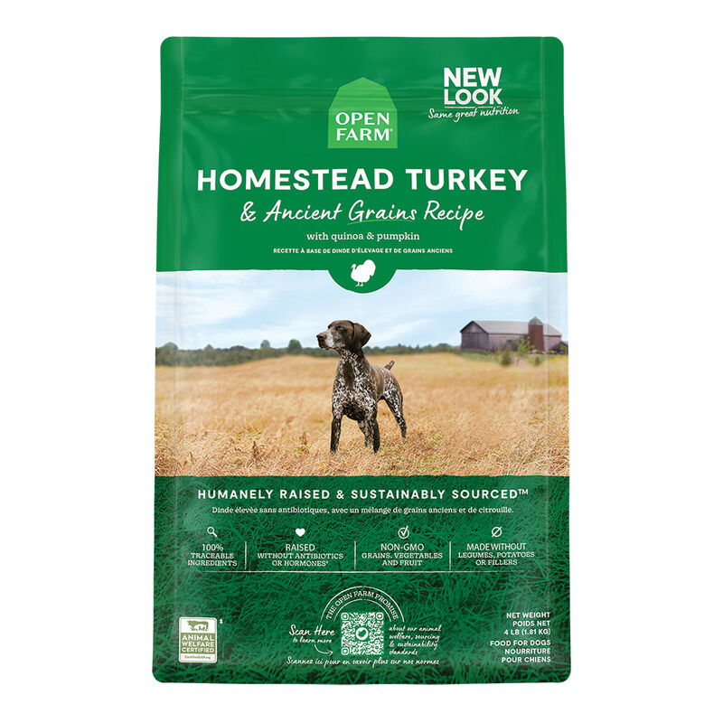 Open Farm, Homestead Turkey & Ancient Grains Adult Dog Dry Food - Dry Dog Food image number null