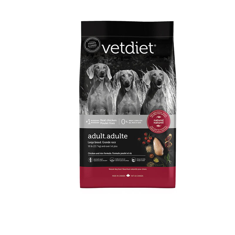 Vetdiet, Adult LB - Chicken & Rice - 13.6 kg - Dry Dog Food image number null