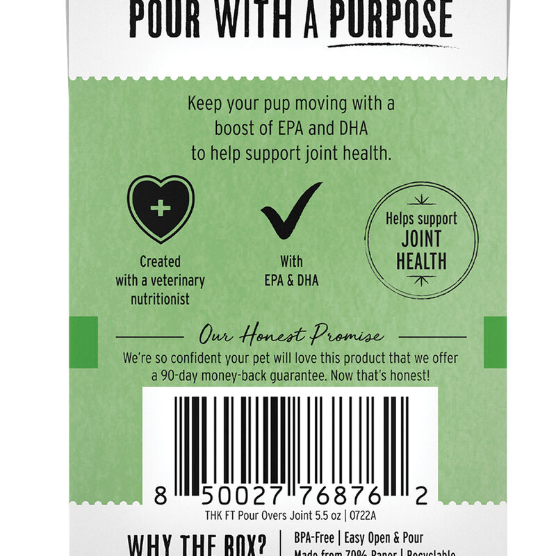 The Honest Kitchen, Functional POUR OVERS Joint & Mobility Support - Chicken Stew - Wet Dog Food image number null
