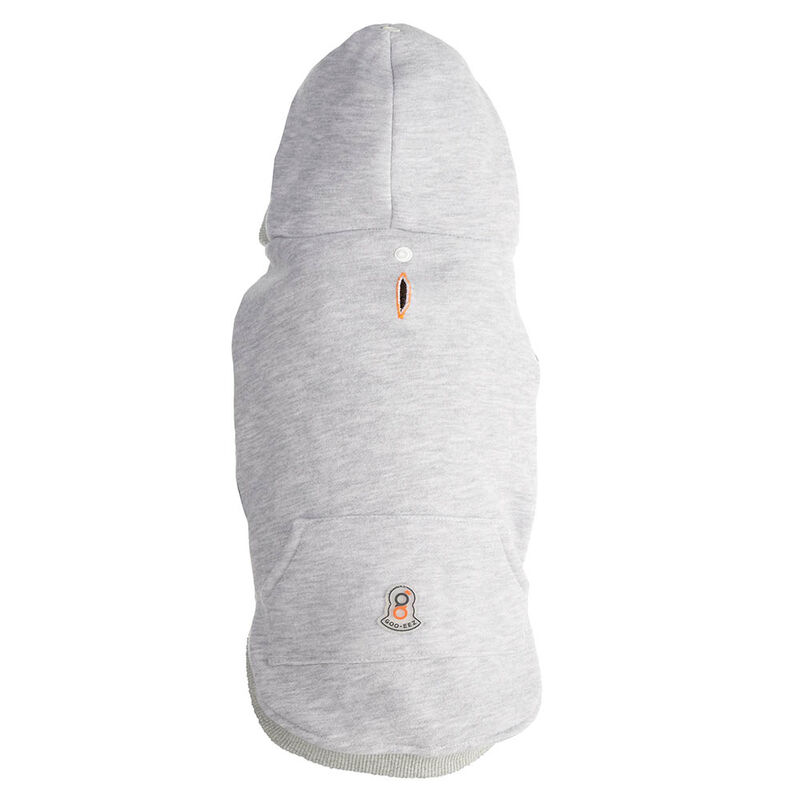 Goo-eez,  Kangaroo Fleece Hoodie - Heather Grey image number null