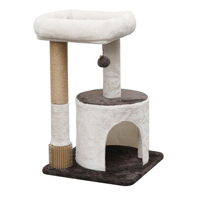Pet Pals, Short Cat Tree w/ Hide Out