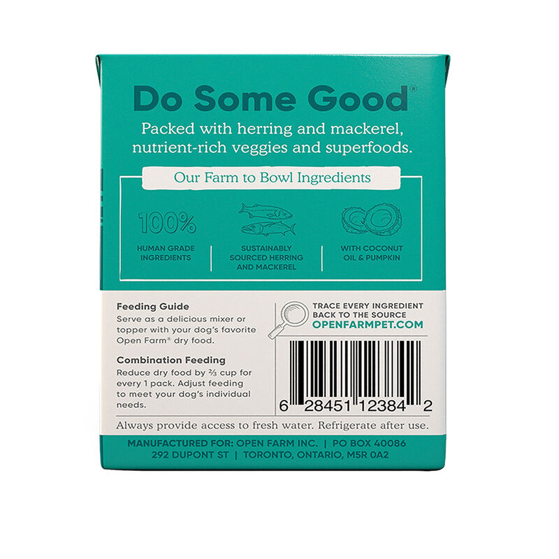 Open Farm, Herring & Mackerel Rustic Stew Dog Wet Food - 354 ml - Wet Dog Food image number null