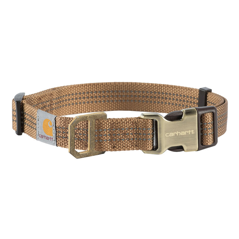 Carhartt Nylon Webbing Dog Collar - Light Brown image number null