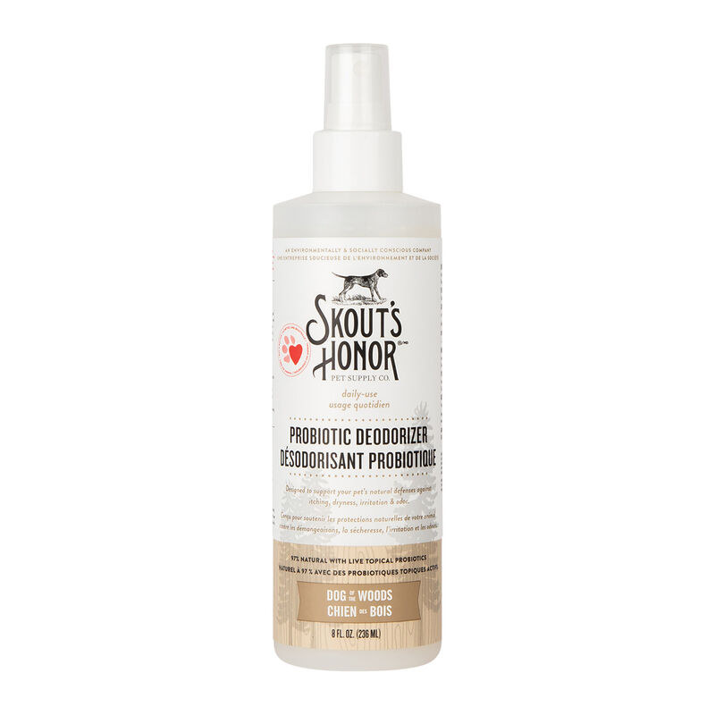 Skouts Honor, ProbioticDailyUseDeodorizer-Dog of the Woods-8oz image number null