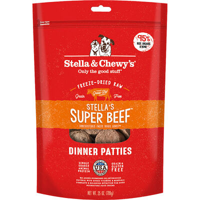 Stella & Chewy's, Dog Freeze-Dried Raw, Super Beef Dinner Patties