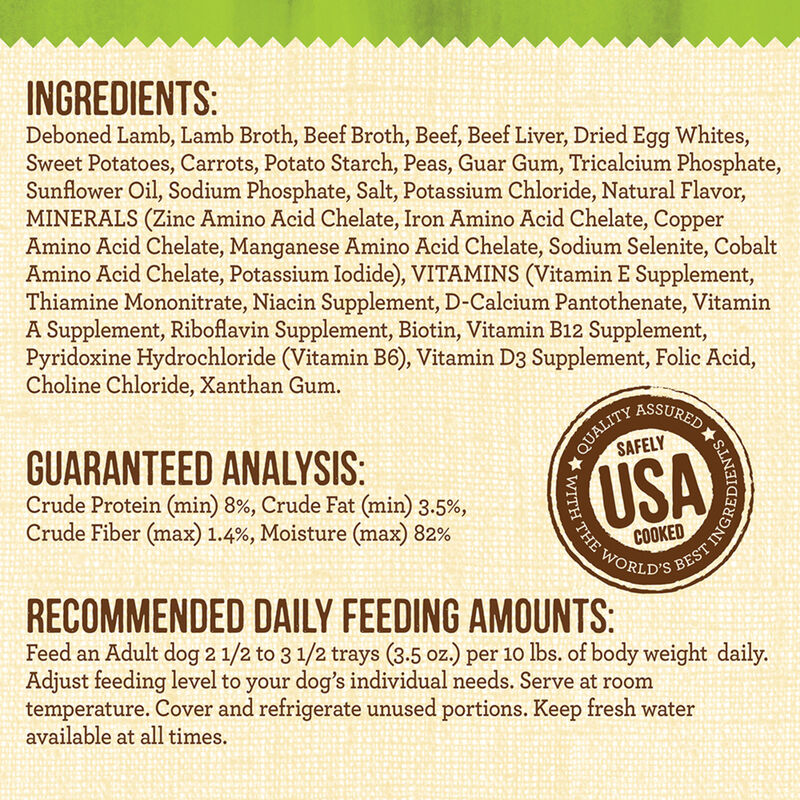 Merrick, Lil'Plates Grain Free Little Lamb Chop Stew  - 99 g - Wet Dog Food image number null