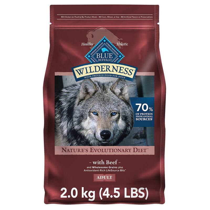 Blue Buffalo, Wilderness - Beef - Dry Dog Food image number null