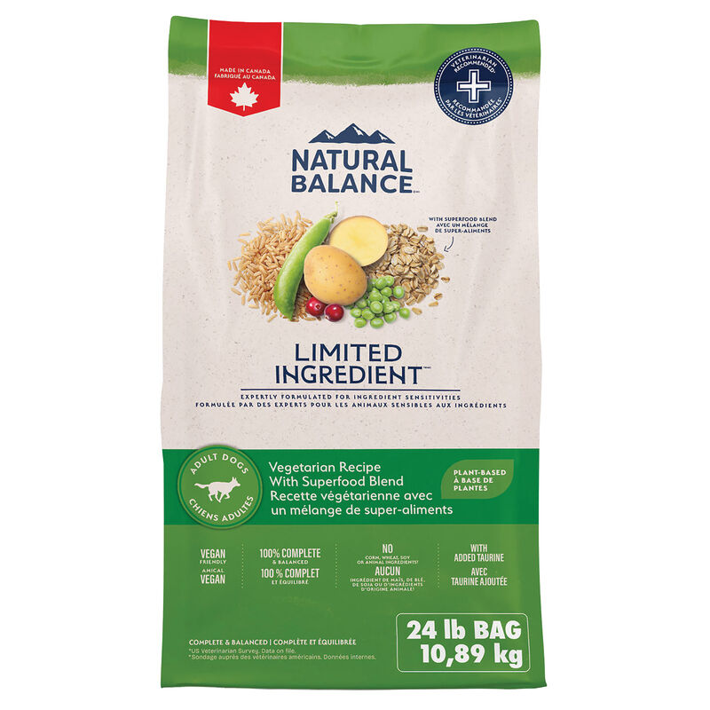 Natural Balance, LID Vegetarian with Superfood Blend - Dry Dog Food image number null