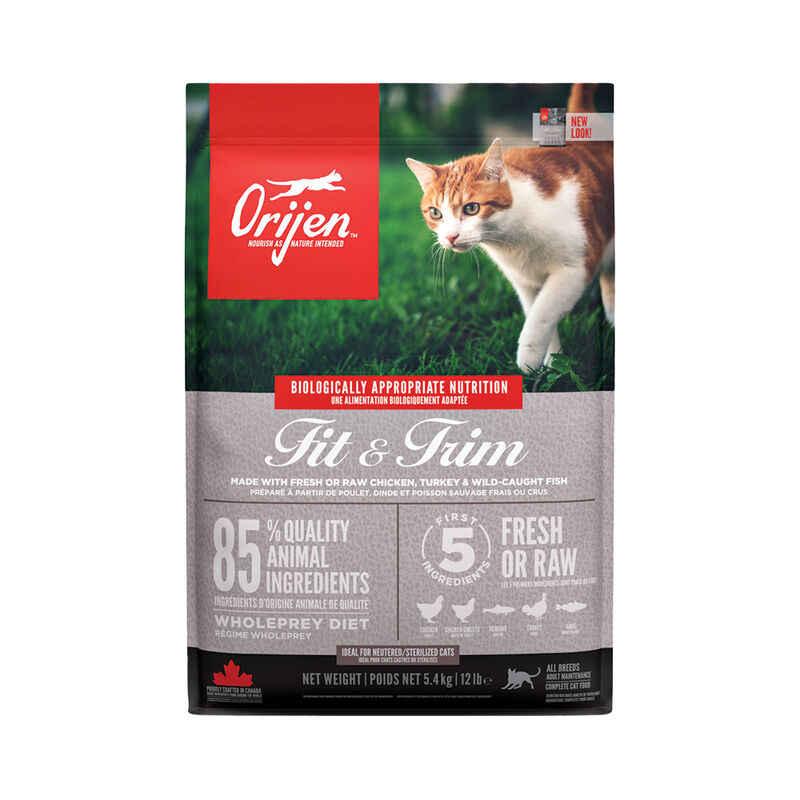 Orijen, Feline Adult Fit & Trim - Dry Cat Food image number null