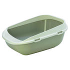 Moderna Open Litter Box with Rim for Easy Access - Grey image number null