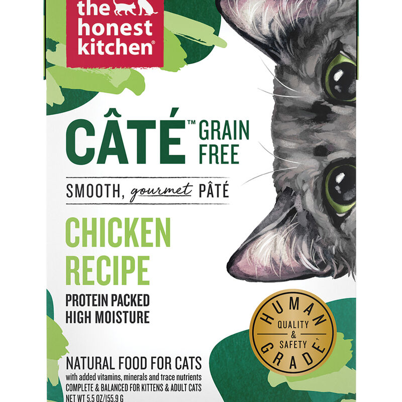The Honest Kitchen, Grain Free Chicken P&acirc;t&eacute; - Wet Cat Food image number null