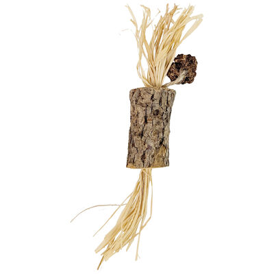 Ren&rsquo;s 50th Anniversary Wood Log with Raffia Cat Toy
