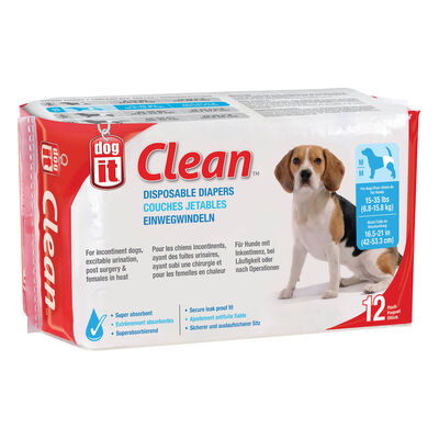 Dogit Disposable Diapers - 12 Pk