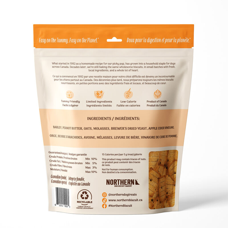 Northern Biscuit, Wheat Free, Peanut Crunch - 500 g - Dog Biscuit image number null