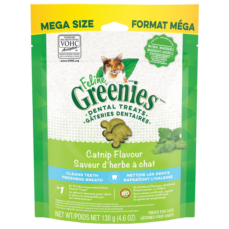 Greenies, Feline Dental Treat - Catnip - Cat Treat image number null