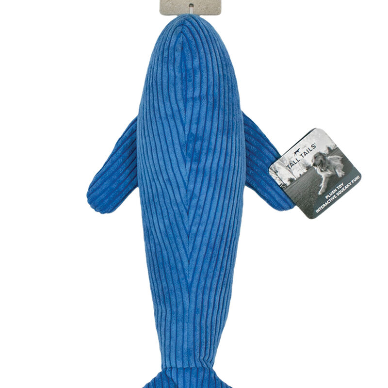Tall Tails, Whale - Blue - 14" - Plush Dog Toy image number null