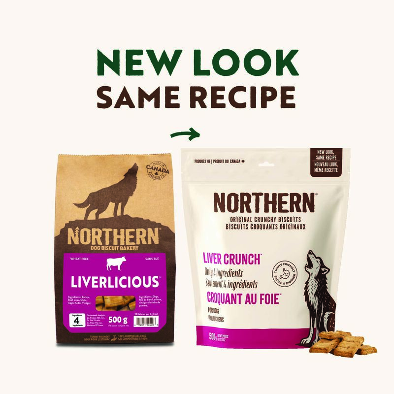 Northern Biscuit, Wheat Free, Liverlicious - 500 g - Dog Biscuit image number null