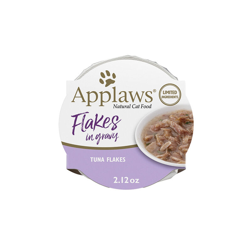Applaws, Pot, Feline Adult - Tuna Flakes in Gravy - 60 g - Wet Cat Food image number null