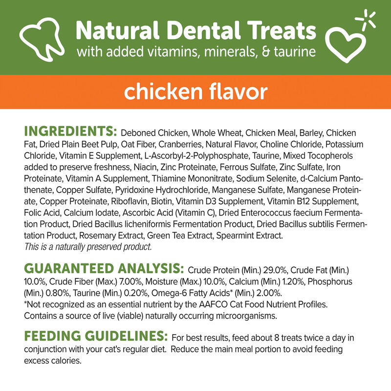 Whimzees, Feline Dental Treats - Chicken - 56.69 g image number null