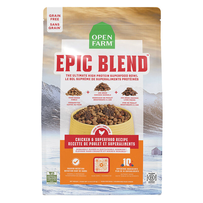 Open Farm, Epic Blend Grain Free Chicken & Superfood - Dry Dog Food image number null
