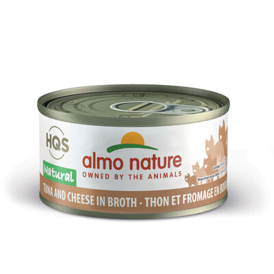 Almo Nature, Can Feline Adult - Tuna & Cheese in Broth - 2.5 oz - Wet Cat Food