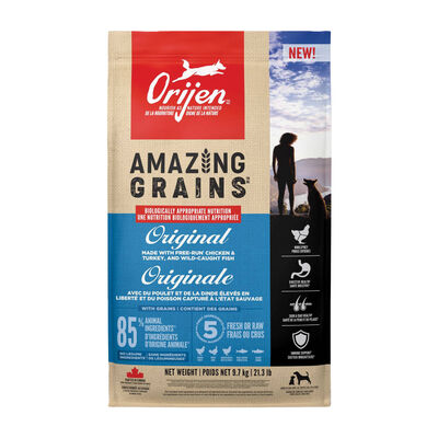 Orijen, Amazing Grains - Original - Chicken, Turkey, & Wild-Caught Fish - Dog Food