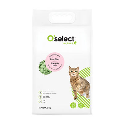 O'select, Pea Fiber Clumping Litter - Green Tea - 4.5 kg