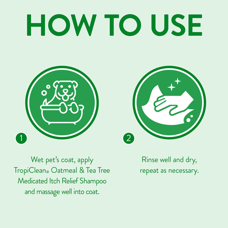 Tropiclean, Oatmeal & Tea Tree Shampoo image number null